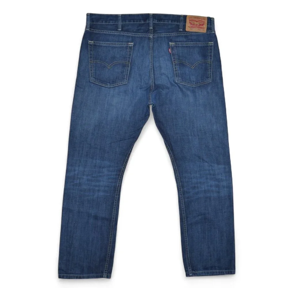 Levi's 513 Mens Size 38x30 Jeans Slim Straight Fit Dark Wash Slimming EUC